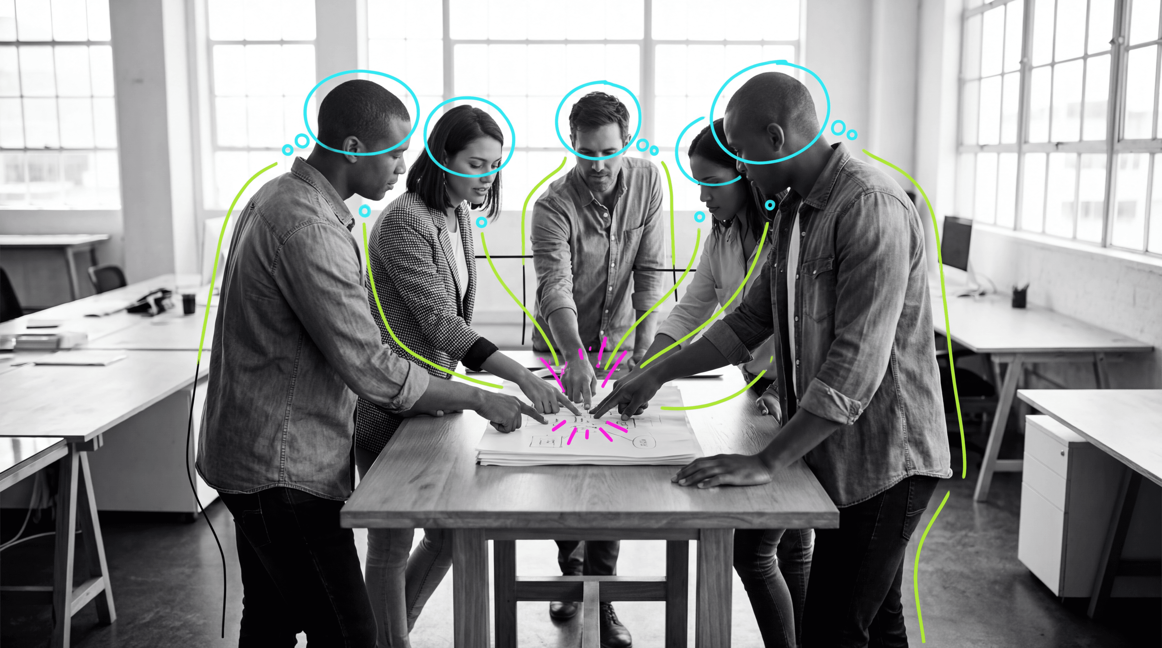 Équipe en collaboration